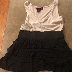 Girls/Women’s Tank Top-Spandex Skirt Combo.